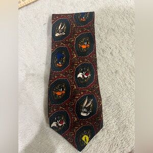 Vintage Men’s 1994 Looney Tunes Mania Tie With Tags